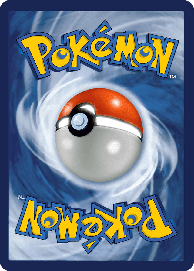 Pokémon card back