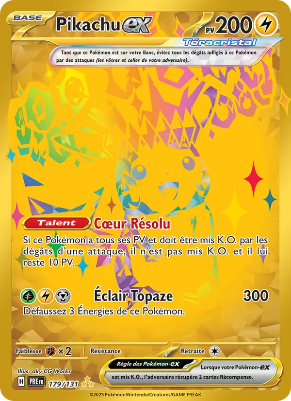Pikachu ex Hyper Rare
